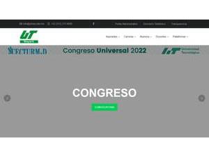 Universidad Tecnológica de Nayarit's official website homepage screenshot