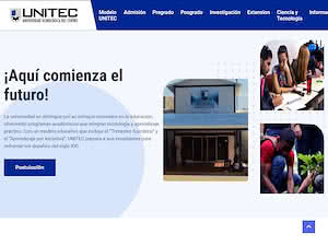 Universidad Tecnológica del Centro's official website homepage screenshot