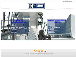 Universidad Villasunción's official website homepage screenshot