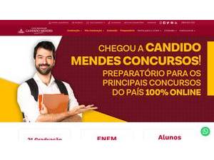 Universidade Cândido Mendes's official website homepage screenshot