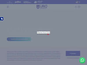 Universidade Comunitária da Região de Chapecó's official website homepage screenshot