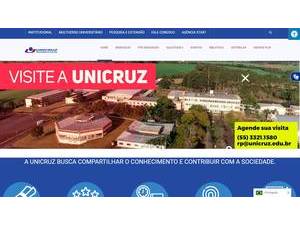 Universidade de Cruz Alta's official website homepage screenshot