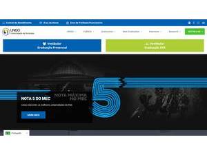 Universidade de Sorocaba's official website homepage screenshot