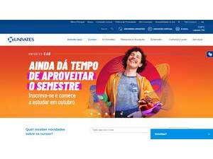 Universidade do Vale do Taquari's official website homepage screenshot