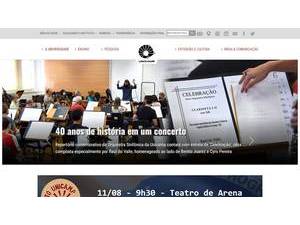 Universidade Estadual de Campinas's official website homepage screenshot
