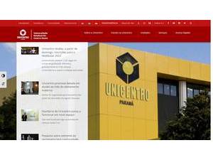 Universidade Estadual do Centro-Oeste's official website homepage screenshot