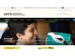 Universidade Federal do Cariri's official website homepage screenshot