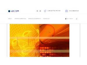 Universidade Intercontinental de Cabo Verde's official website homepage screenshot