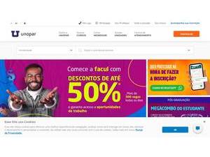 Universidade Norte do Paraná's official website homepage screenshot