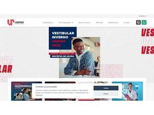 Universidade Paranaense's official website homepage screenshot