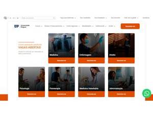 Universidade Potiguar's official website homepage screenshot