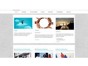 Universidade Técnica de Moçambique's official website homepage screenshot