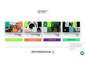 Universidade Tuiuti do Paraná's official website homepage screenshot