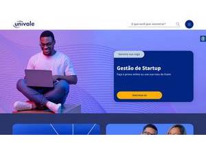 Universidade Vale do Rio Doce's official website homepage screenshot