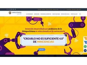 Universitaria Agustiniana's official website homepage screenshot