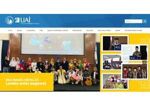 Universitas Al Azhar Indonesia's official website homepage screenshot