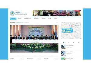 Universitas Bandung Raya's official website homepage screenshot