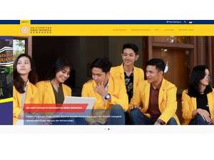 Universitas Hindu Indonesia's official website homepage screenshot