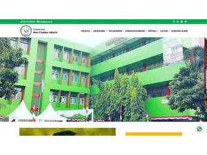 Universitas Ibnu Chaldun's official website homepage screenshot