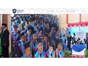 Universitas Iqra Buru's official website homepage screenshot