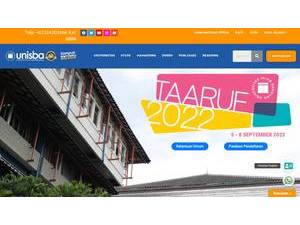 Universitas Islam Bandung's official website homepage screenshot