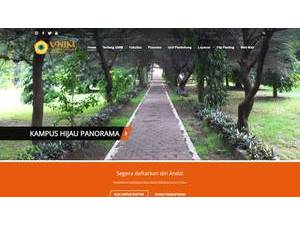Universitas Islam Majapahit's official website homepage screenshot