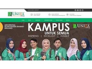 Universitas Islam Raden Rahmat's official website homepage screenshot