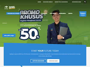 Universitas Ma Chung's official website homepage screenshot