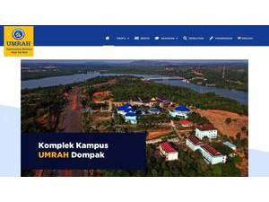 Universitas Maritim Raja Ali Haji's official website homepage screenshot