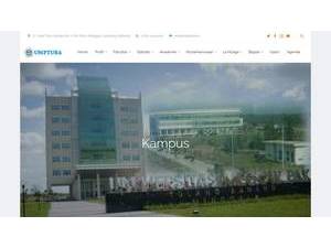 Universitas Megou Pak Tulang Bawang's official website homepage screenshot