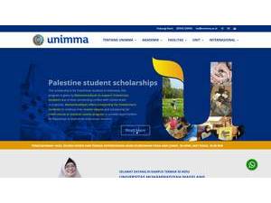 Universitas Muhammadiyah Magelang's official website homepage screenshot