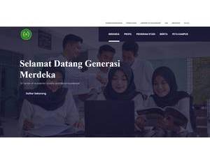 Universitas Muhammadiyah Purworejo's official website homepage screenshot