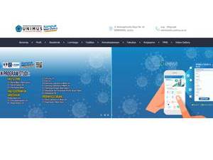 Universitas Muhammadiyah Semarang's official website homepage screenshot