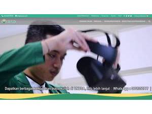 Universitas Nahdlatul Ulama Surabaya's official website homepage screenshot