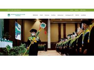 Universitas Nahdlatul Ulama Surakarta's official website homepage screenshot