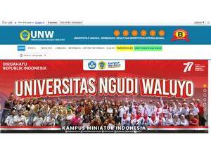 Universitas Ngudi Waluyo's official website homepage screenshot