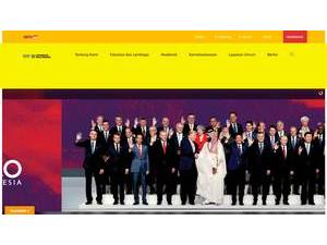 Universitas Nusa Cendana's official website homepage screenshot