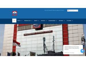 Universitas Potensi Utama's official website homepage screenshot