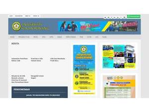 Universitas Sunan Bonang's official website homepage screenshot