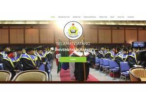 Universitas Surapati's official website homepage screenshot