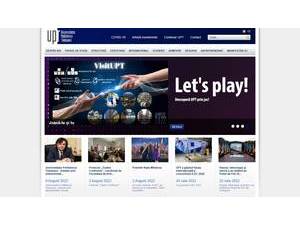 Universitatea Politehnica din Timisoara's official website homepage screenshot