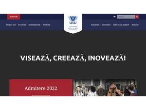 Universitatea Stefan cel Mare Suceava's official website homepage screenshot