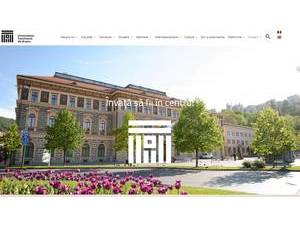 Universitatea Transilvania din Brasov's official website homepage screenshot