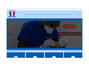 Université Autonome de Port-au-Prince's official website homepage screenshot