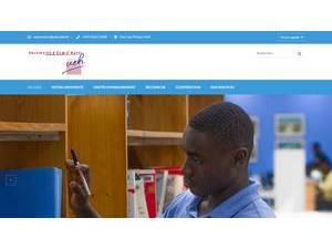Université d'Etat d'Haiti's official website homepage screenshot