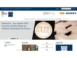 Université de Picardie Jules Verne's official website homepage screenshot