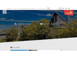Université de Rennes's official website homepage screenshot