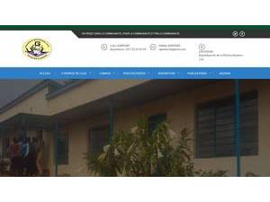 Université des Grands Lacs's official website homepage screenshot