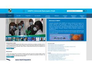Université Épiscopale d'Haiti's official website homepage screenshot