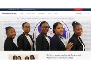 Université INUKA's official website homepage screenshot